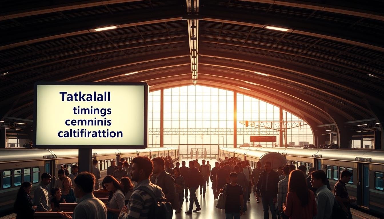 Indian Railways Tatkal Booking Timings