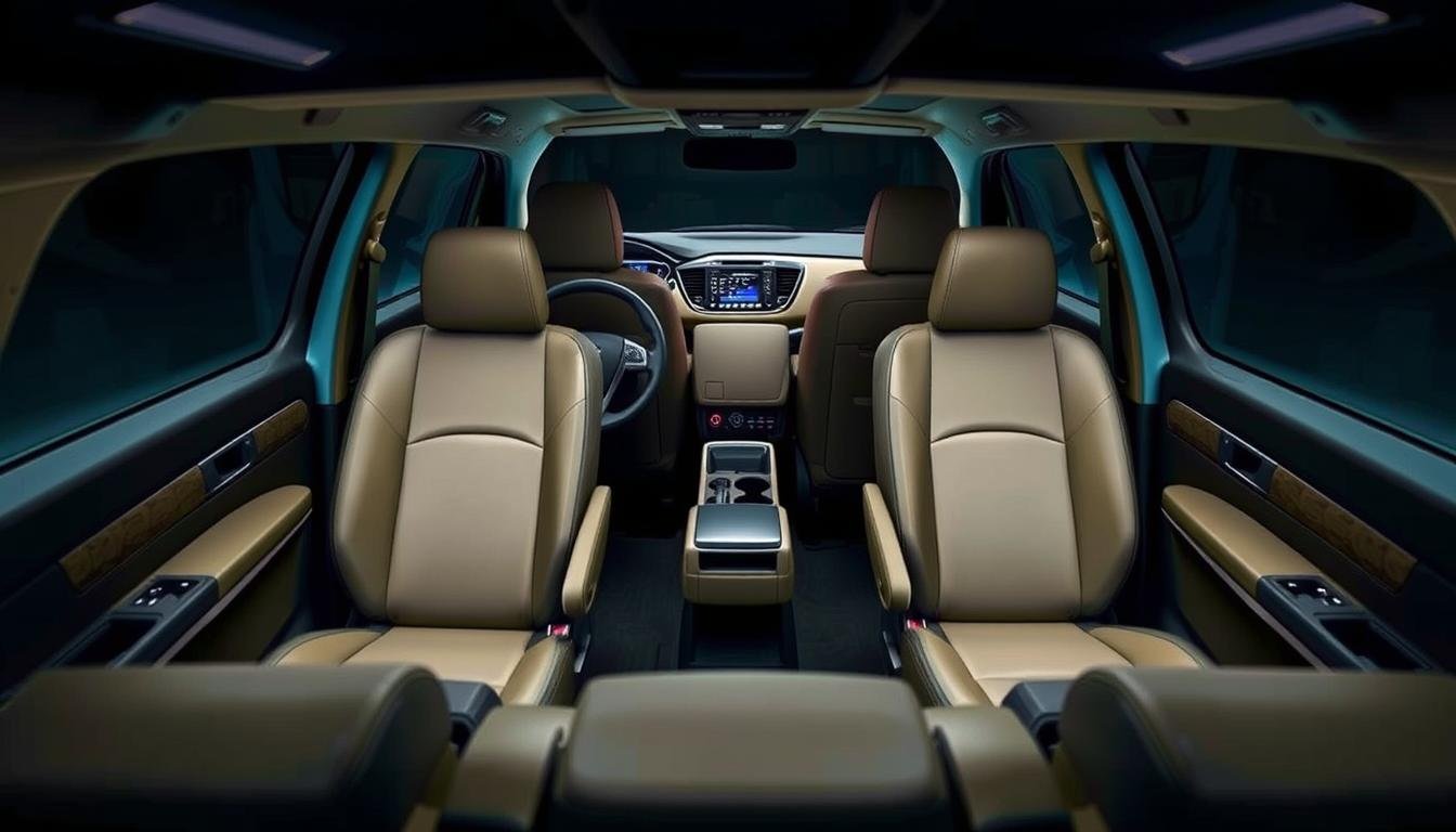 Toyota Innova Crysta 7 seater cabin space