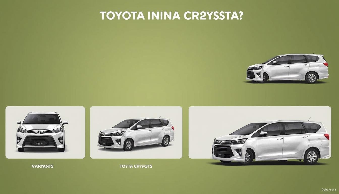 Toyota Innova Crysta 7 seater price and variants